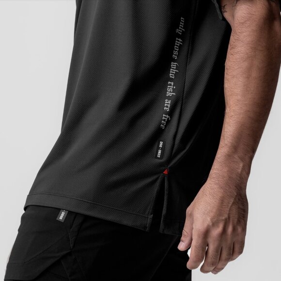 ASRV Space Grey Short Sleeve Aerosilver "OTWR" Oversized Tee - Picture 2 of 5